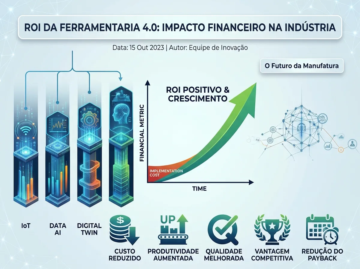 ROI da Ferramentaria 4.0: Impacto Financeiro na Indústria